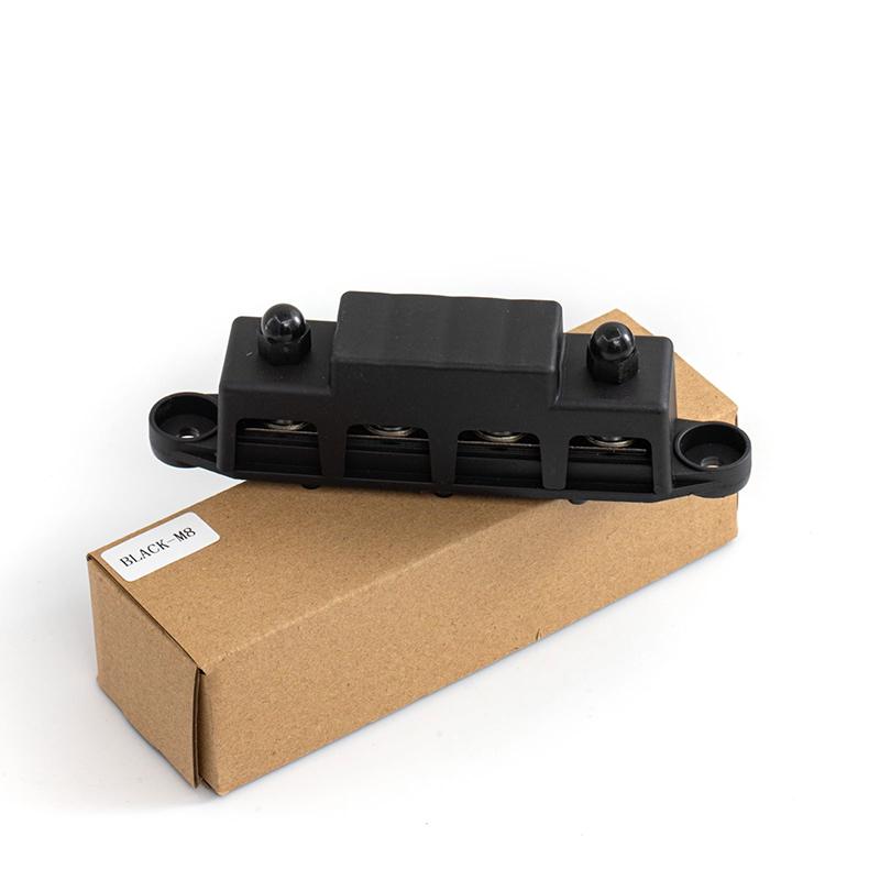 Car Rv Ship Dc 48v 250a 4 Terminal Studs Busbar Powerterminal Block M6 M8 M10 High Current Wiring Stud Battery Junction Block
