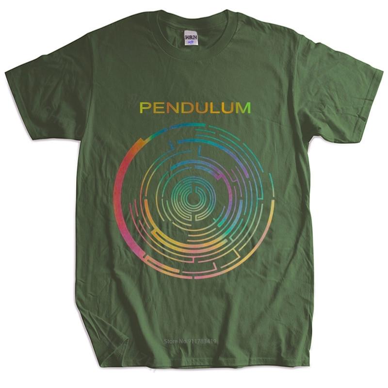 Mens Brand Tshirt Male Gift Tops Pendulum Drum And Bass Electronic Rock Music Australia Loose Tops For Him Plus Size Teeshirt