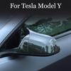 Car Rearview Mirror Cover Side for Tesla Model Y - Car Rearview Mirror Cover ABS 2pcs/set Model