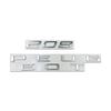 Metal Car Rear Trunk Emblem Stickers Accessories for Peugeot 208 Letters Badge Modification Decoration