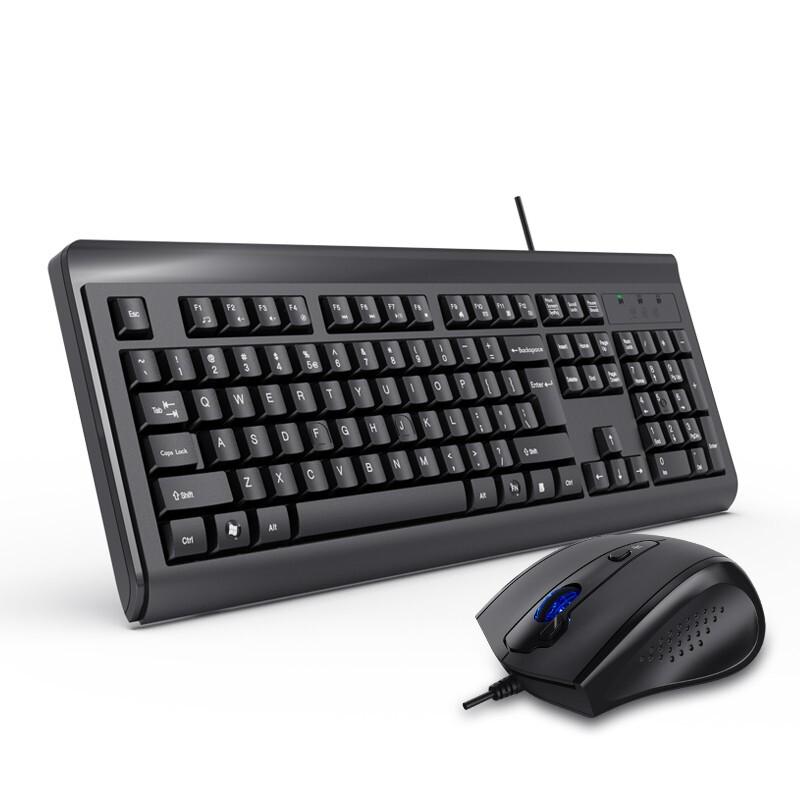 A4TECH Wired Keyboard and Mouse Combo