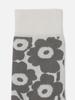 Marimekko Kirmailla Unikko Socks, Women's, Size 34, Gray and White, 52_1_52229191498