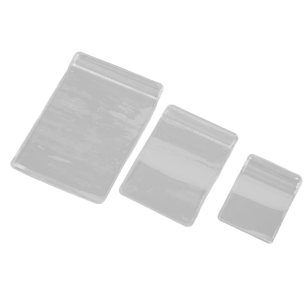 120pcs Clear PVC Jewelry Bags Thickened Jewelry Ziplock Bags Anti Tarnish Jewelry Bags Necklaces