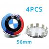-4X For BMW 50 Years Emblems 56mm 68mm Hub Caps Hub Cap Rim Caps For BMW