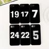 Number Football Basketball Sport Lucky Cover for Samsung Galaxy S10 Lite S8 S9 Plus A33 A34 A31 70 A71 A72 Note 20 9 8 Case