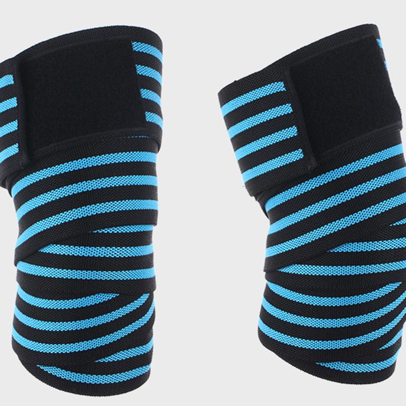 Manufacturers Customized Sports Kneepads Squat Weightlifting Competitive Nylon Kneepads Fitness Protectors Knee Support Straps Kneepads.