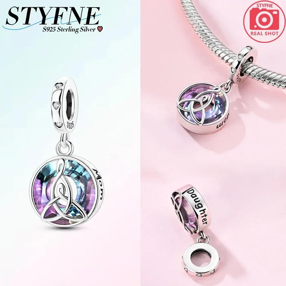 Оригинальный Новый Любовь Мать Сердце Подвеска Шарм Бусина Для Женщины Подходит Медный Браслет DIY Ювелирные Изделия Подарок Для Мамы