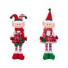 Christmas Doll Decoration Stretchable Cute Standing Doll Decorative Xmas