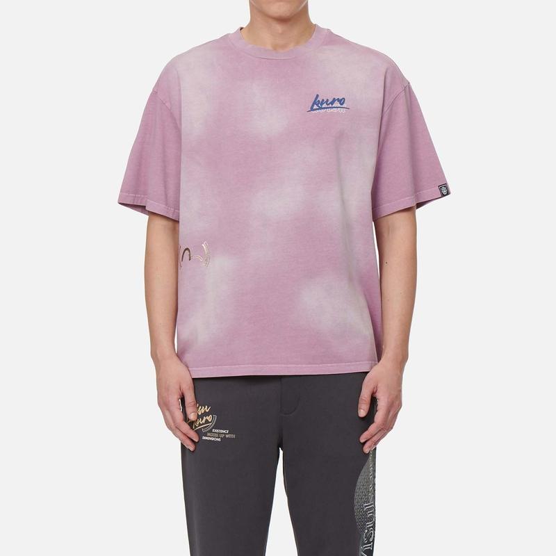 EVISU T-Shirts Men's Crew Neck Moderate Straight Fit 2ESGNM2TS559BZCT