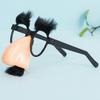 Y3NA Halloween Party Decoration Funny Glasses with Black Nose Get Ready to Have Fun