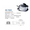 SD7003 LED License Plate Light Long Lasting High Bright Waterproof for Truck Motorbike Scooter Moped Use