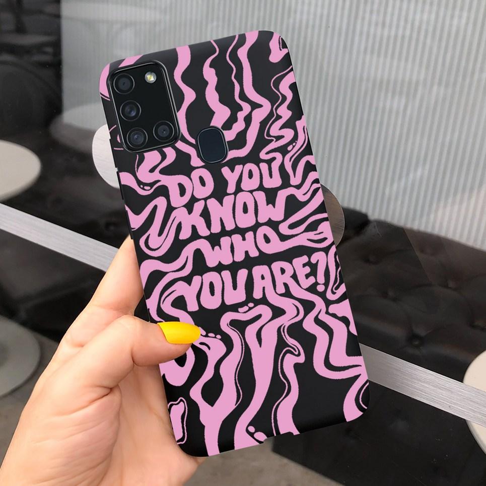 Чехол для Samsung A21S для Samsung Galaxy A21S A 21S A21 S Чехол Силиконовый ТПУ Мягкий Матовый Чехол для Телефона Задняя Крышка Fundas Корпус Capa