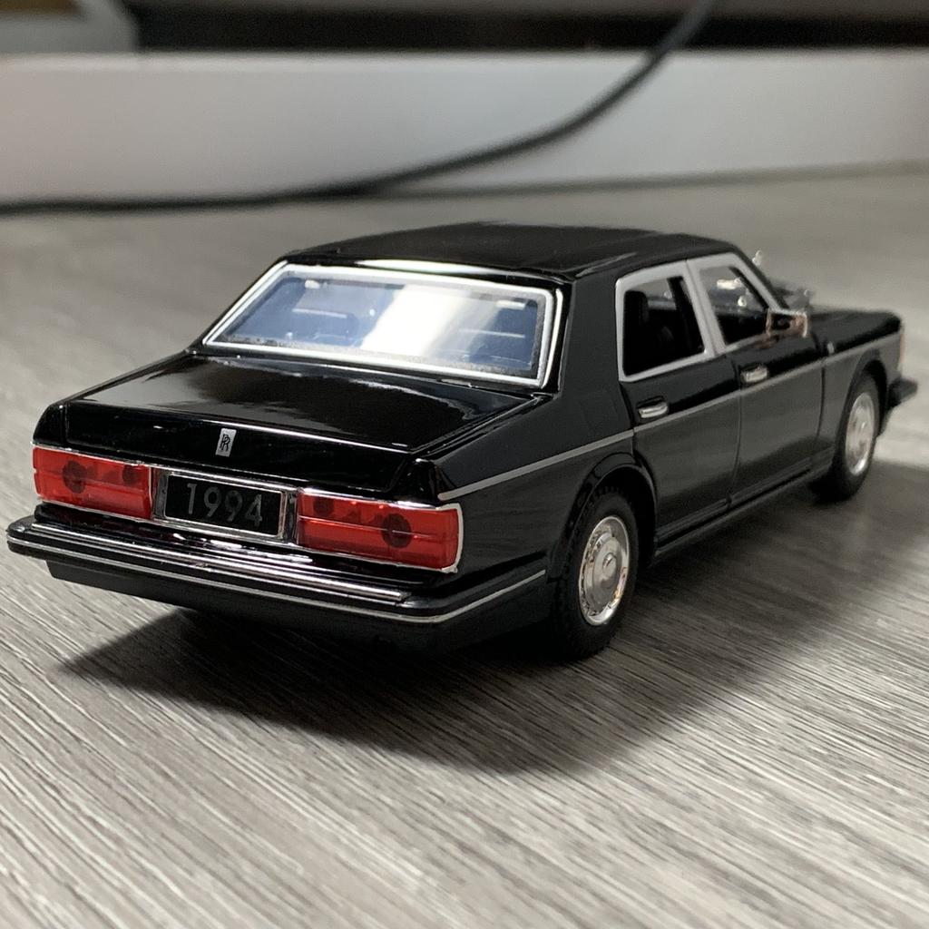 1:32 1994 Rolls Royce Silver Spur Лимузин Сплав Металл Литая Модель Автомобиля Украшение для Домашнего Компьютера Настольный Дисплей Мини Подарок для Взрослого