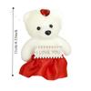 Мягкий плюшевый медведь, цветочный букет, плюшевая кукла, мультяшный букет, кукла ко Дню святого Валентина