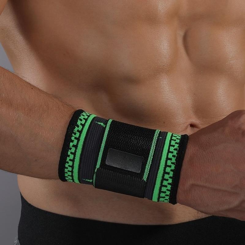 Мужской регулируемый эластичный фиксатор запястья для фитнеса, тенниса и бадминтона