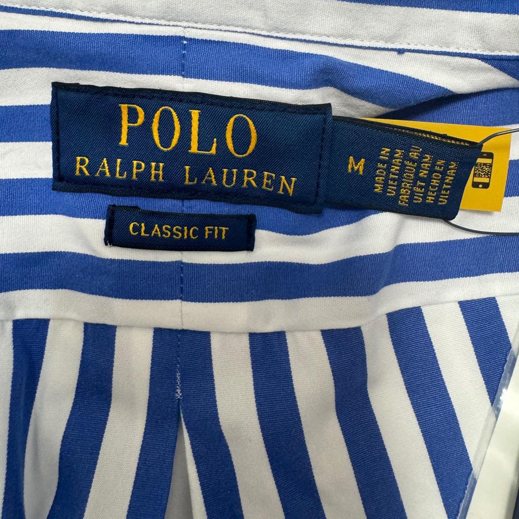 Polo Ralph Lauren Classic Fit Striped Cotton Long Sleeve Shirt Men Shirts 710817005-007