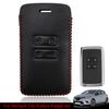 For Renault Megane Clio Captur Koleos Kadjar Talisman Espace 4 Button PU Leather Car Smart Key Shell Cover Case Fob Holder