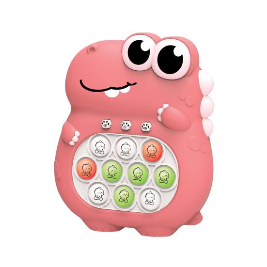 Игра «Нажми пузырь» с подсветкой для раннего обучения, портативное забавное средство для снятия стресса, быстрый удар с помощью толчка