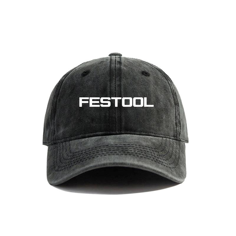 Festool Baseball Cap Distressed Hats Cap Unisex Retro Outdoor Summer Adjustable Hat MZ
