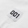 Armani Exchange SS24 Однотонная футболка с вышивкой логотипа, круглым вырезом, свободного кроя, с короткими рукавами, мужские топы, Белый 3DZTLL-ZJLFZ-1116