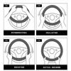 AQM1 Car Steering Wheel Cover Microfiber Leather Protection Cover For Honda Fit Civic Accord 7 8 9 10 Pilot City Jazz CRV HRV