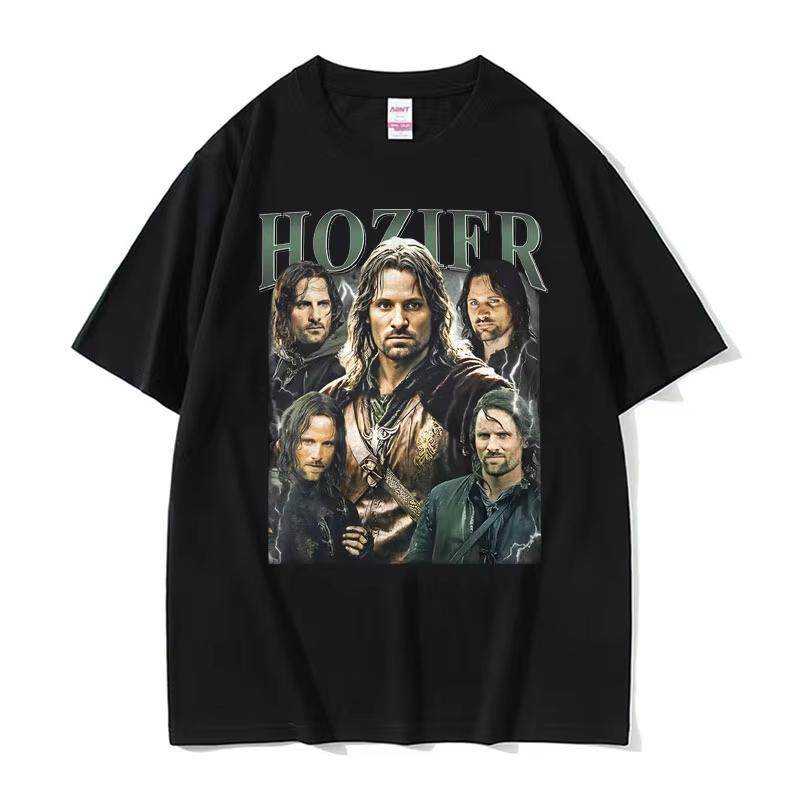 Hozier Funny Meme Graphic T Shirt Unisexs Clothing Vintage Harajuku Movie Tshirts Male Fashion Cool Oversized Tshirt Streetwear