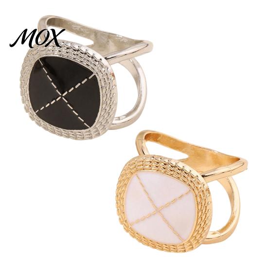 Commuting Style Scarf Button Geometric Button, Rounded Square Fastener, with Braided Edge Design, Firm Locking Clasp Minimalist Smooth Buckle