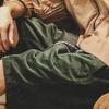 Мужские летние шорты с эластичной резинкой на талии, повседневные шорты с регулируемым шнурком и карманами, однотонные вельветовые пляжные шорты с широкими штанинами