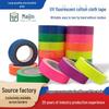 Fluorescent Cotton Cloth UV Tape for Easy Tear Labels & Stage Decorating