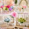 Multicolor Simulation Flower Silk Petals Decorative Flower  Party Decoration