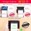 Classic Style Wallet Genuine Leather Rfid Wallets for Men Thin Short Multi Function Tri Fold Card Holder Male Purse Money Clip