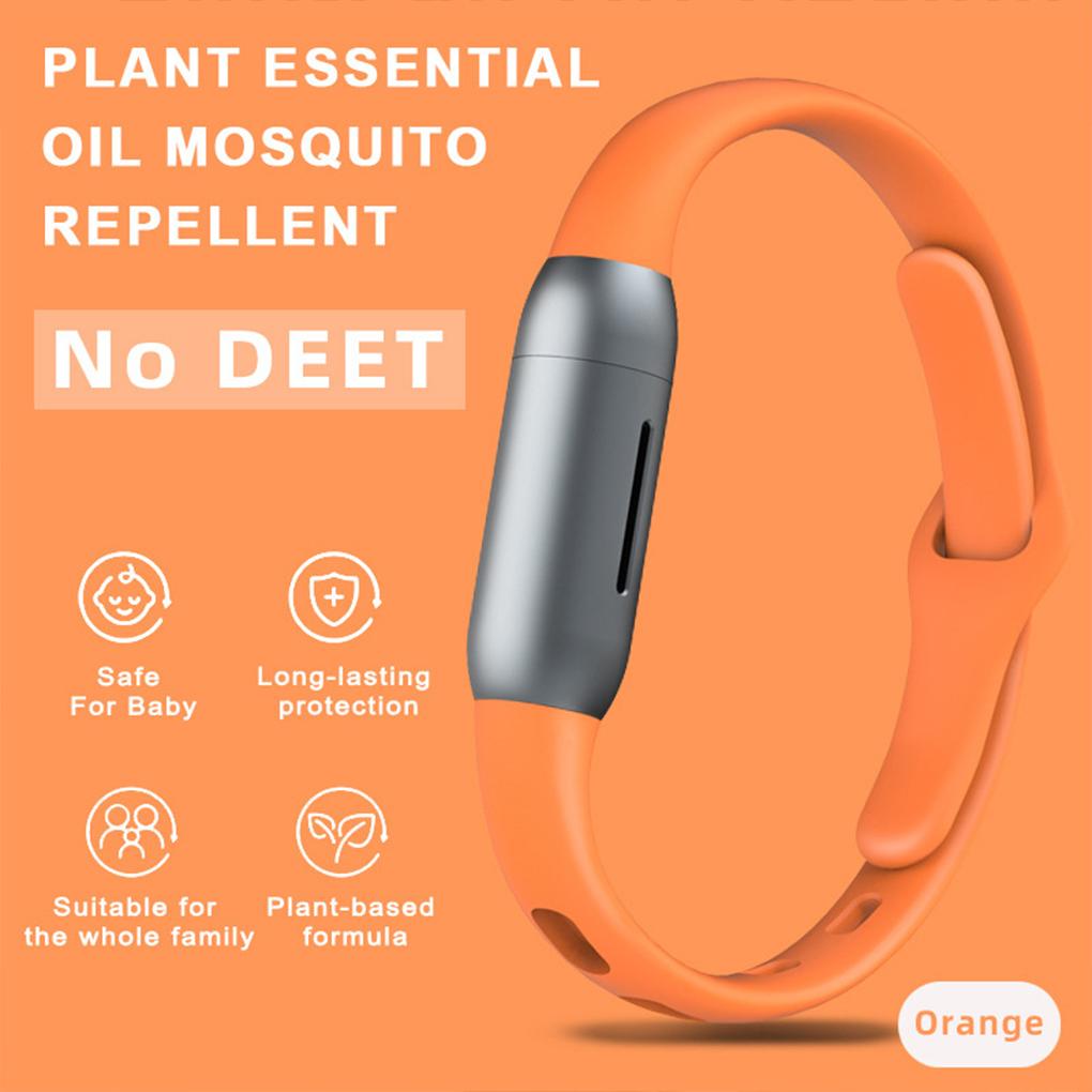 Браслет с эфирным маслом для защиты от комаров для взрослых и детей, для рыбалки. Безопаснее