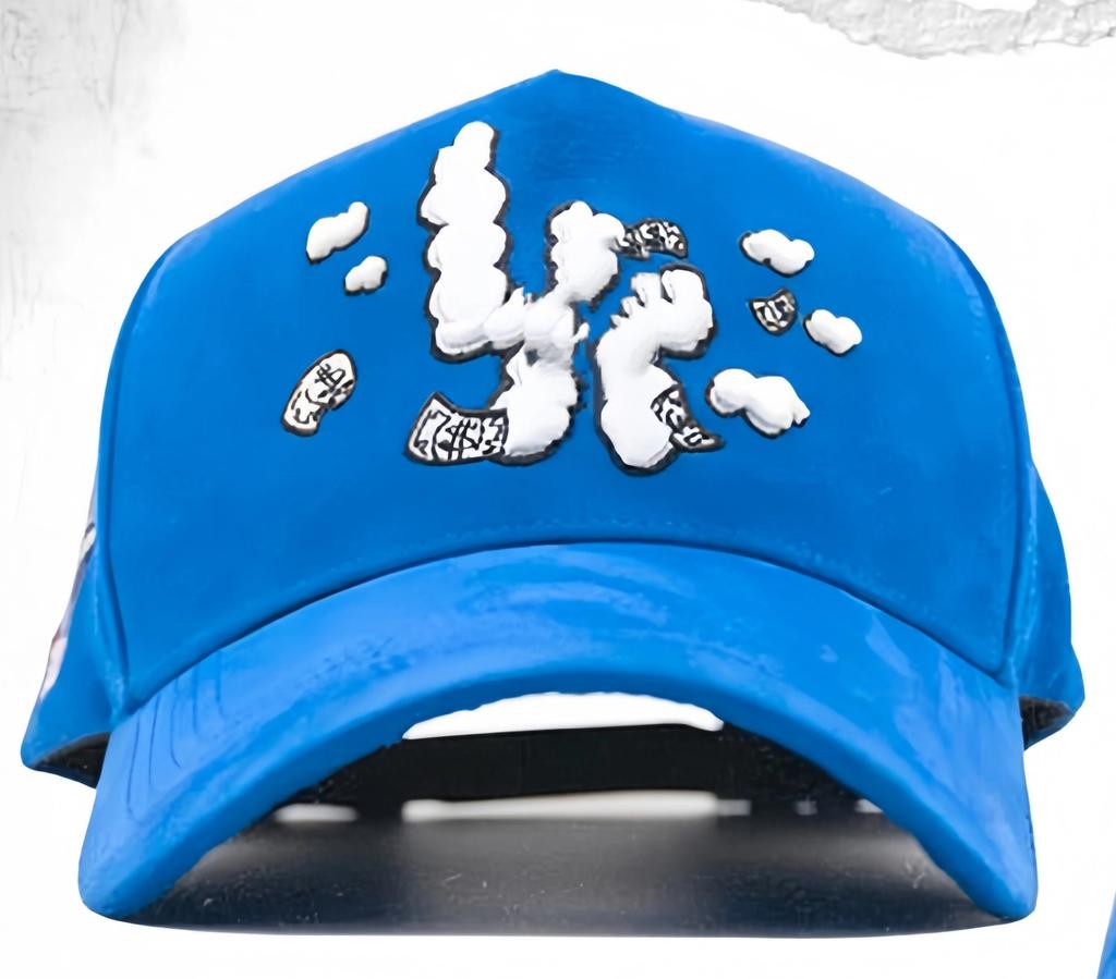 High Quality 5-Panel Curved Brim Baseball Cap with Rhinestone Embellishments Terry Fabric Dobby Style-Sporty Unisex Adult Hat