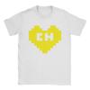 Bit El Chapulín Heart  Men's T Shirts El Chavo Del Ocho Humor Tee Shirt Short Sleeve Round Neck T-Shirts 100% Cotton Clothing
