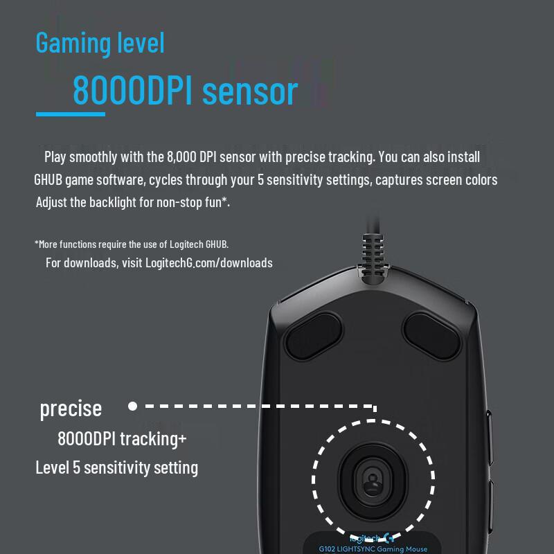 Logitech Проводная игровая мышь G102