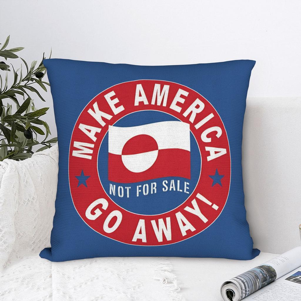 MAGA Greenland Pillowcase Polyester Cushion Cover Decorations Pillow Case Cover Bed Square 4545cm