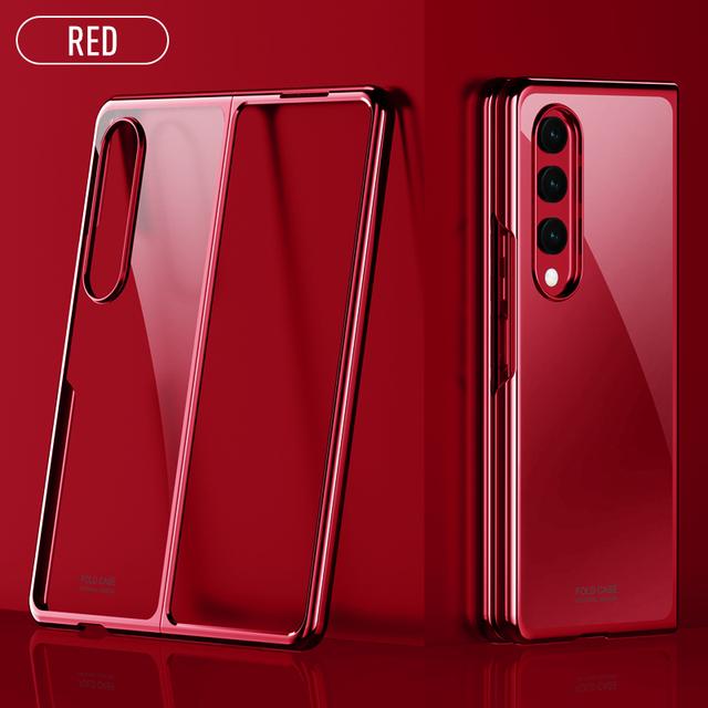 Для Samsung Galaxy Z Fold 4 5g Покрытие прозрачного ПК Жесткая задняя крышка Капа для Samsung Z Fold 4 Fold4 Чехол