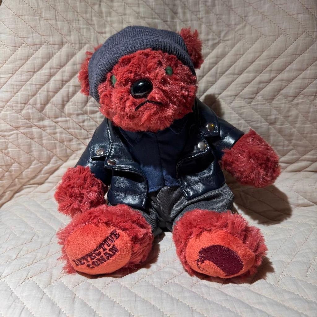 [USED] Detective Conan Teddy Bear Akai Shuichi ver. 2022 Seven Net Exclusive
