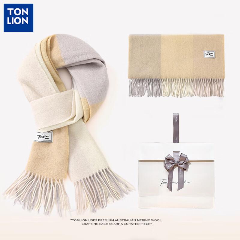 Women's 100% Wool Long Warm Scarf & Shawl