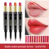 Водостойкая матовая помада и блеск, двусторонний карандаш для губ для женщин