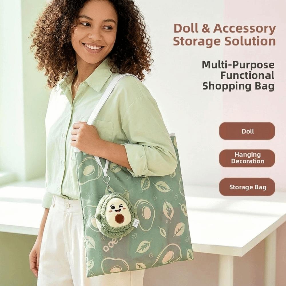 Складная складная сумка для покупок Мультяшная ручная сумка для покупок Легко носить Сумка для хранения в супермарке Женская