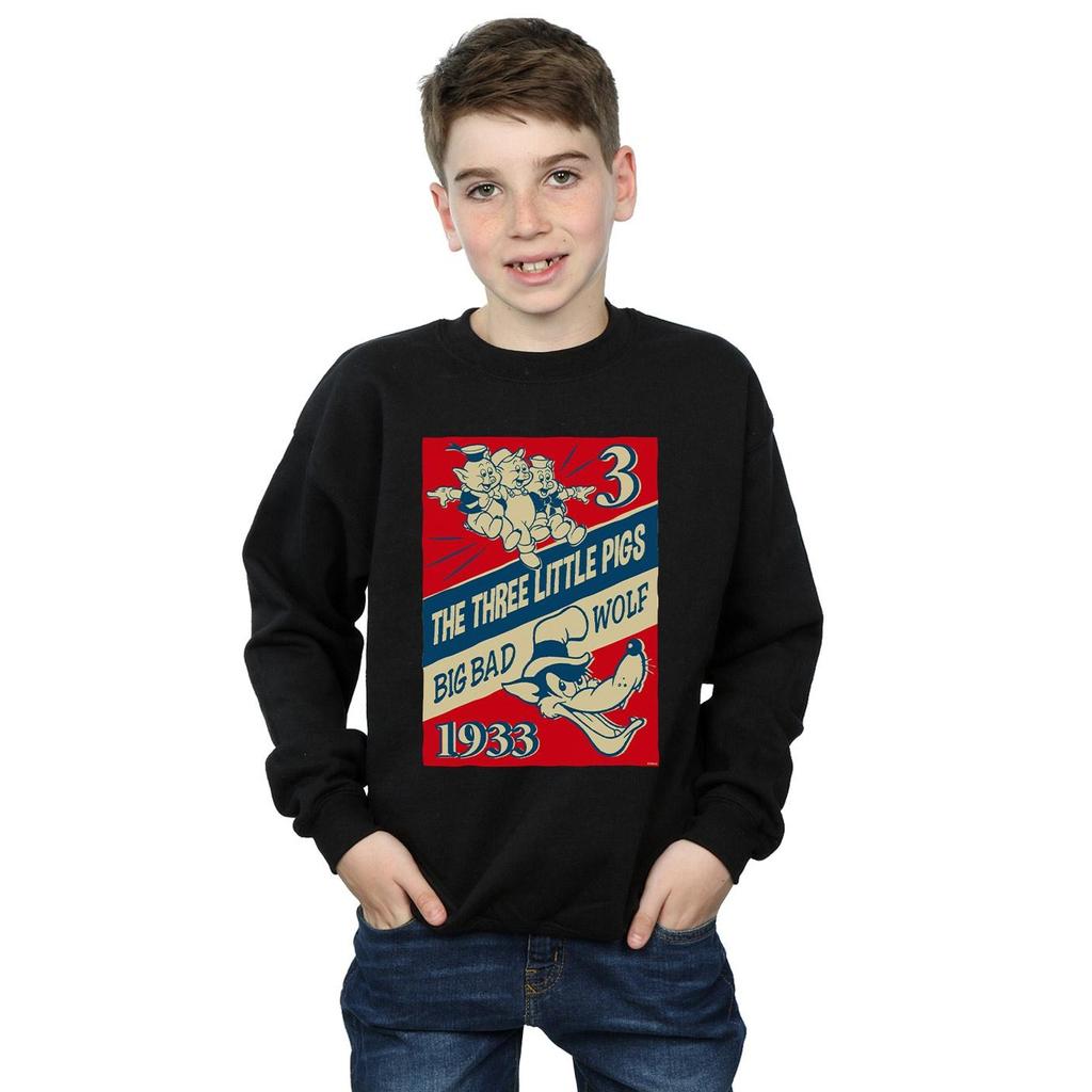 Disney Boys Three Little Pigs And The Big Bad Wolf Sweatshirt