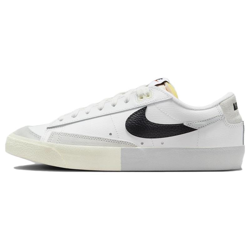 Nike Blazer Low '77 Split White Black Sneakers Skateboard Shoes DZ2544-100