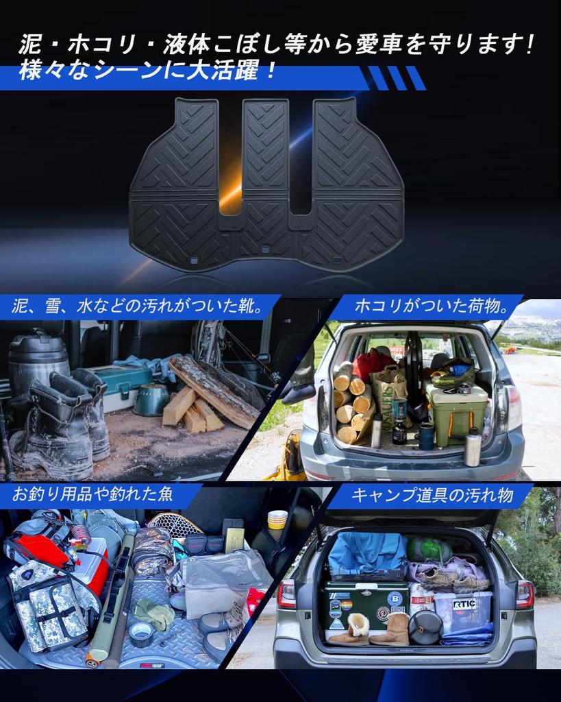 LANTU Luggage Mat for Toyota Alphard and Vellfire New Alphard Trunk TPE 3D Cargo Mat for 40 Series Vellfire Custom Parts (40 Series) - Mat,