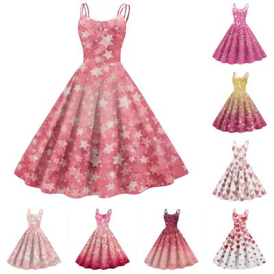 Женское модное рождественское принтованное сексуальное коктейльное платье без бретелек в готическом стиле в стиле панк, винтажное платье.