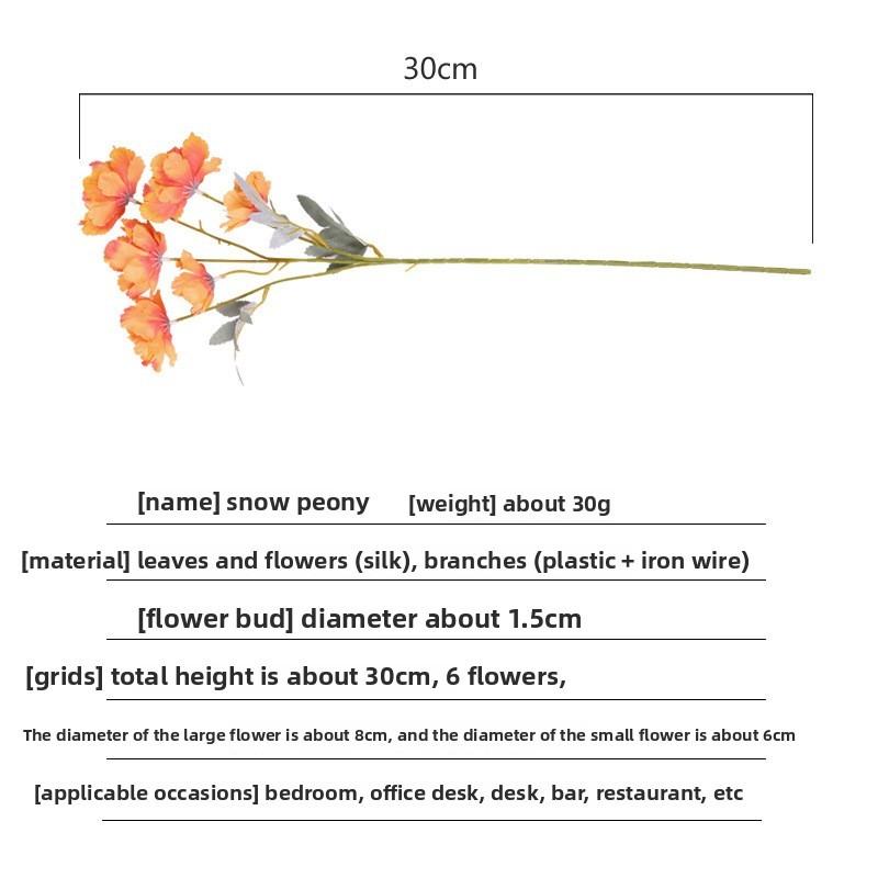 Peony Silk Snow Floral Arrangement For Wedding Decor Photography