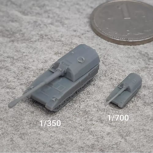 5PCS DIY Model PZH 2000 Self-Propelled Tank Model, 1/700 1/350 Scale, Unpainted Upgraded Military Vehicle Assembly Mold for Military Collections (1/70