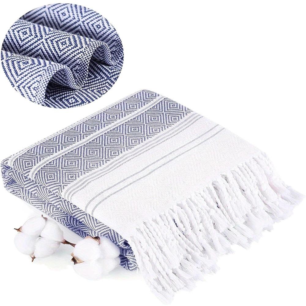 Absorbent Travel Blanket Lightweight Cotton Bath Towel Set New Oversized Turkish Beach Towel