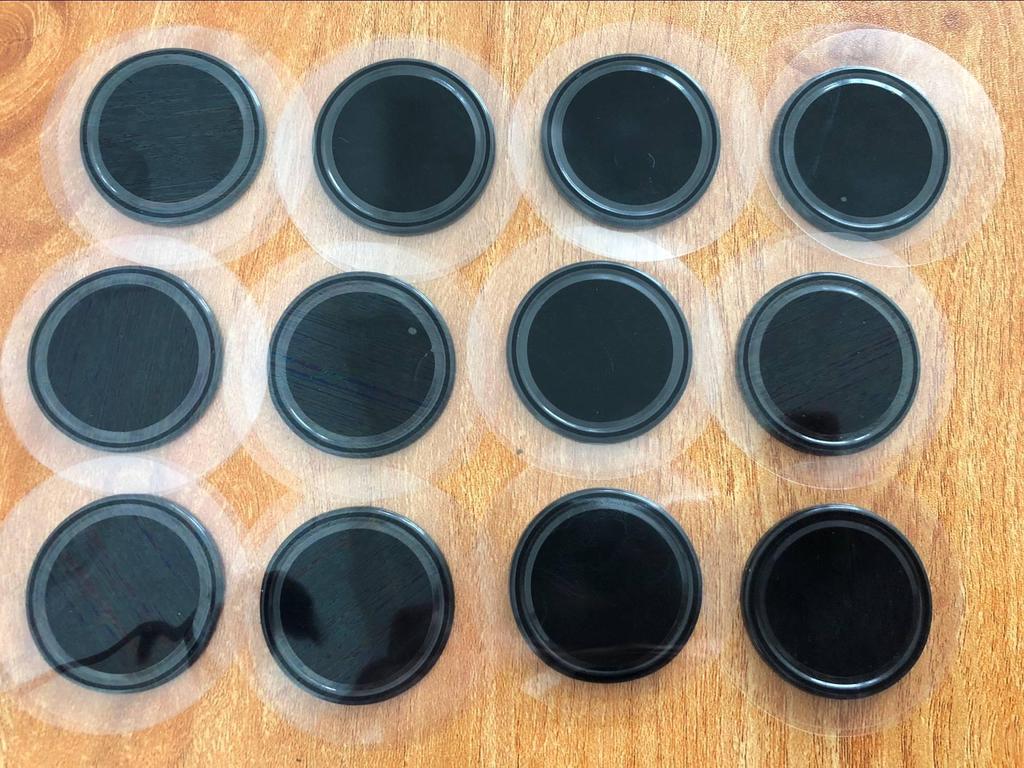 Нано-наклейка Автомобильный противоскользящий коврик: Круглый, Высоковязкий, Термостойкий Держатель для Телефона.