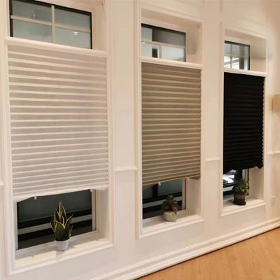 Черно-белые плиссированные рулонные шторы с рисунком зебры, нетканые самоклеящиеся шторы, затемняющие шторы для спальни, гостиной, балкона, декора